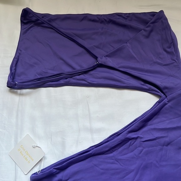 ⭐️nwt Yissang One Shoulder Cut Out Waist Sequin Dress⭐️ - Picture 8 of 8